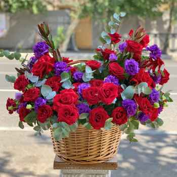 Baskets with flowers - code:8023