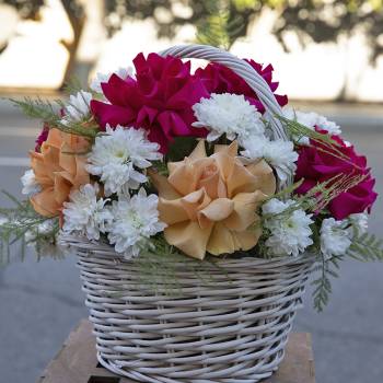 Baskets with flowers - code:8024